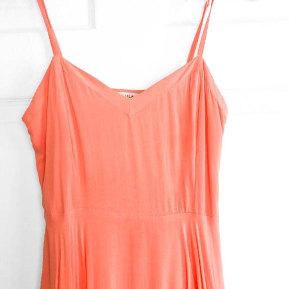 Aritzia Talula Lipinski Dress Coral Pink - Picture 2 of 4